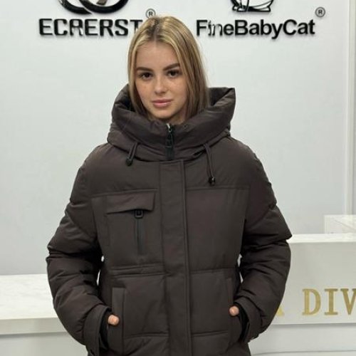 Пуховик Yafeier (M-2XL) 6009 brown (зима) Yafeier 6009 brown