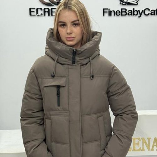 Пуховик Yafeier (M-2XL) 6009 grey (зима) Yafeier 6009 grey