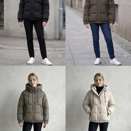 Пуховик Yafeier (42-50) M5618 l.beige (зима) Yafeier M5618 l.beige