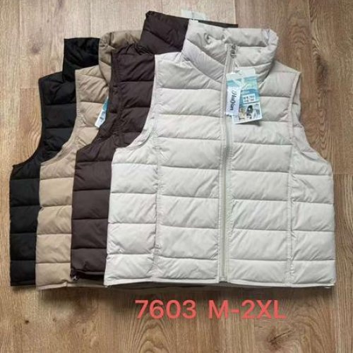 Жилетка Yafeier (M-2XL) 7603 brown (деми) Yafeier 7603 brown