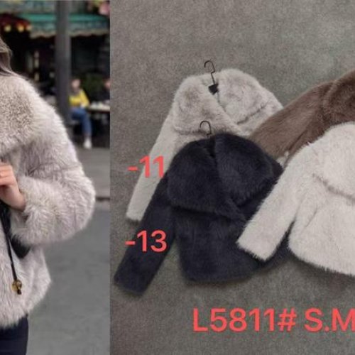 Шуба Yafeier (S-L) L5811-10 grey (зима) Yafeier L5811-10 grey