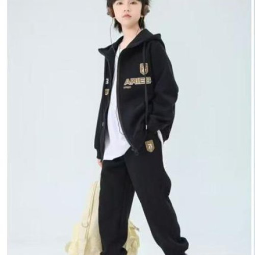 Костюм спорт Delfinka (134-152) 99037 black (деми) Delfinka 99037 black