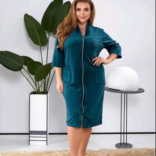 Халат Romeo life (50-64) 1020-10 green (деми) Romeo life 1020-10 green