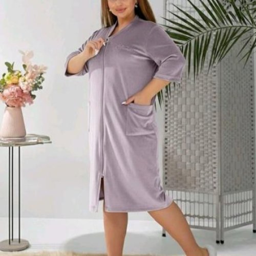 Халат Romeo life (50-64) 1020-16 lilac (деми) Romeo life 1020-16 lilac