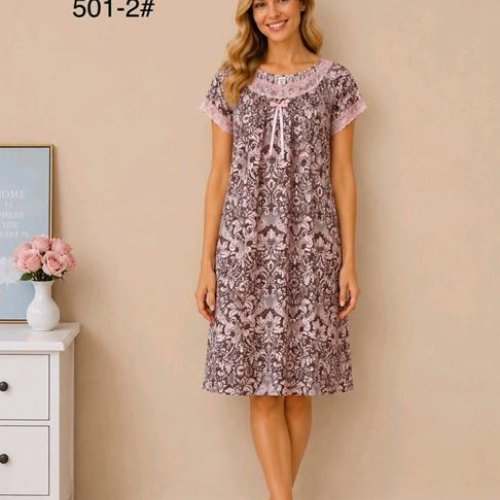 Ночнушка Romeo life (50-58) 501-2 brown (лето) Romeo life 501-2 brown