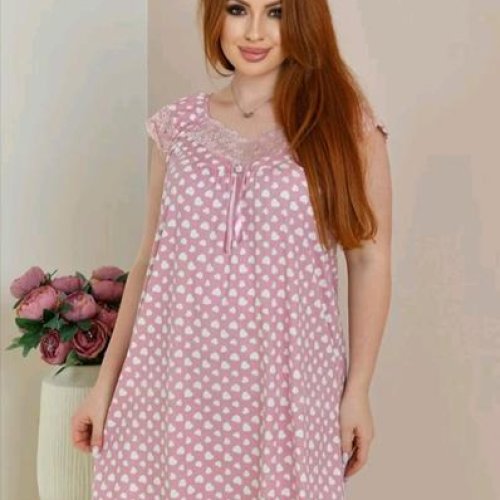 Ночнушка Romeo life (50-58) 520 pink (лето) Romeo life 520 pink