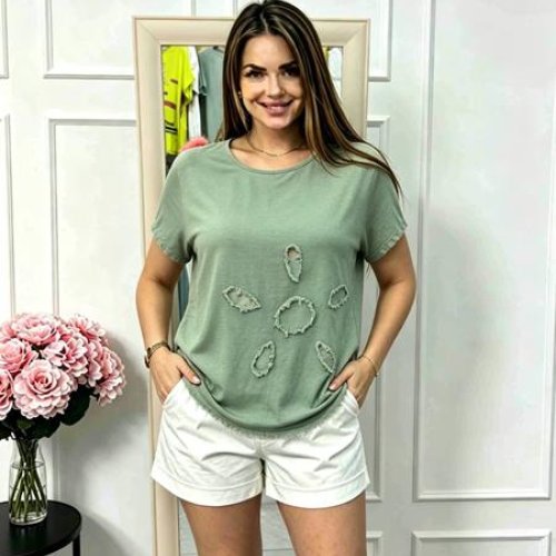 Футболка Romeo life (52-58) 7589 khaki (лето) Romeo life 7589 khaki