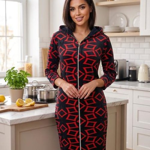 Халат Romeo life (52-58) RL1201 black (деми) Romeo life RL1201 black