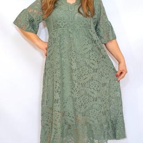 Платье Romeo life (52-56) RL1231 khaki (лето) Romeo life RL1231 khaki