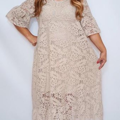 Платье Romeo life (52-56) RL1234 beige (лето) Romeo life RL1234 beige