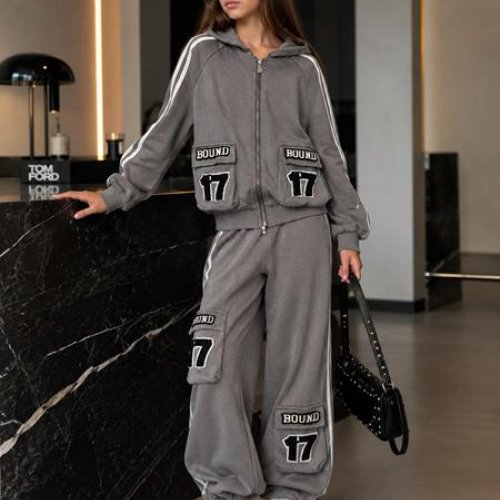 Костюм спорт Major kids (120-170) QT52 grey (деми) Major kids QT52 grey