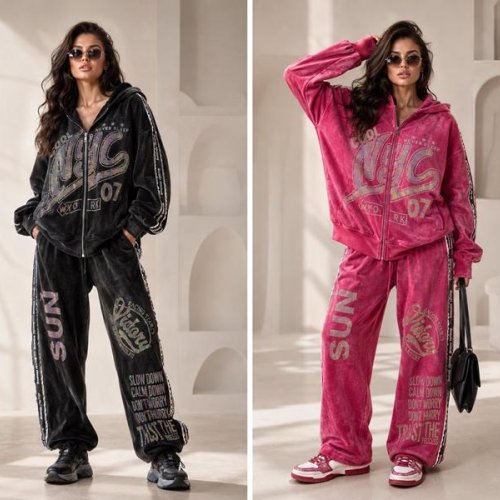 Костюм спорт Yafeier (S-L) T2153 pink (деми) Yafeier T2153 pink
