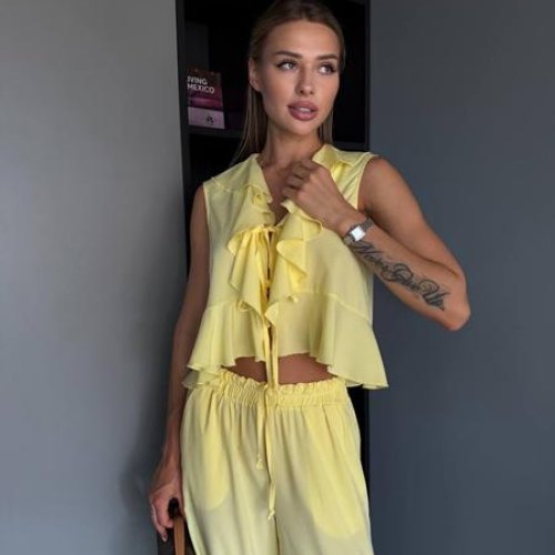 Костюм Akulova (42-52) 436 yellow (лето) Akulova 436 yellow