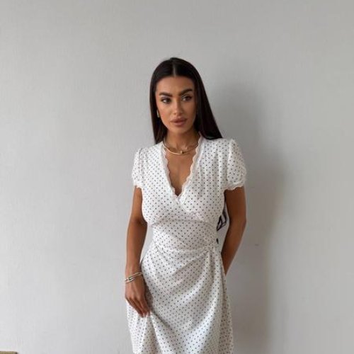 Платье Akulova (S-XL) 939 white (лето) Akulova 939 white