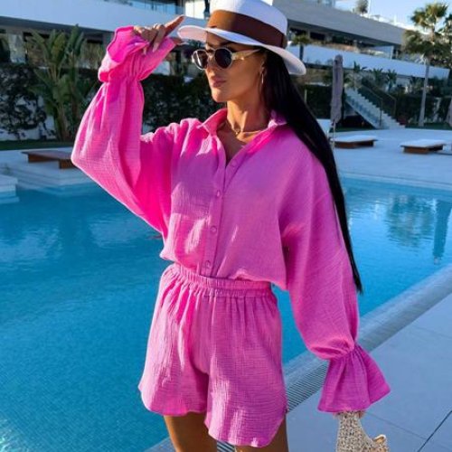 Комплект Akulova (42-48) 2928 pink (лето) Akulova 2928 pink