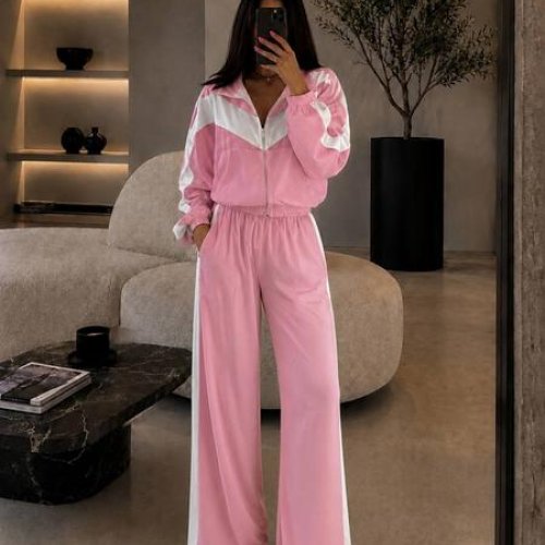 Костюм спорт Akulova (42-50) 2930 pink (деми) Akulova 2930 pink