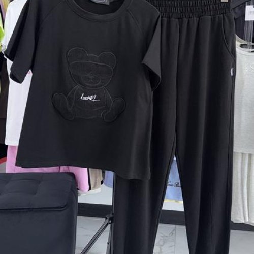 Костюм спорт LOVEKAN (S-L) LV05 black (деми) LOVEKAN LV05 black