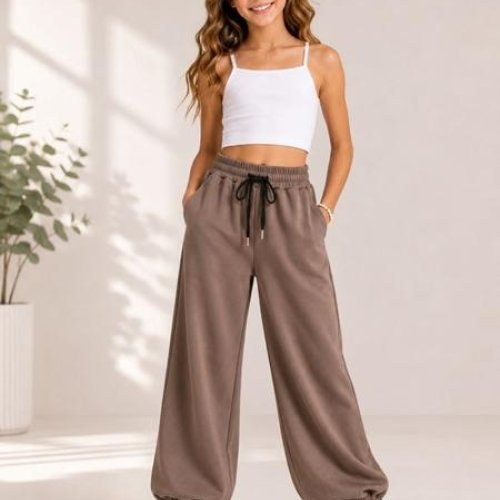 Штаны спорт Loren (128-152) 600 brown (деми) Loren 600 brown