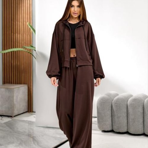 Костюм спорт Loren (42-56) 784 brown (деми) Loren 784 brown