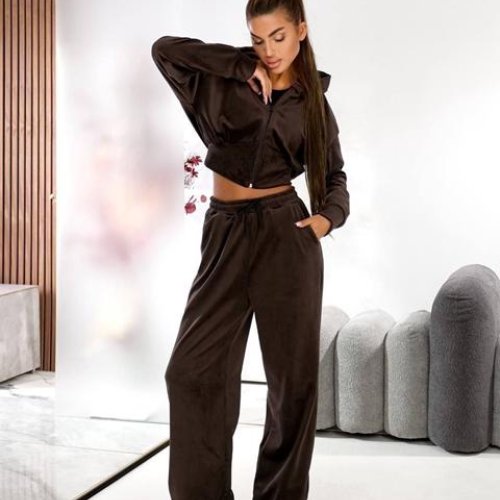 Костюм спорт Loren (40-50) 880 brown (деми) Loren 880 brown