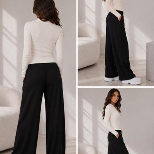 Штаны спорт Loren (44-58) 892 black (деми) Loren 892 black